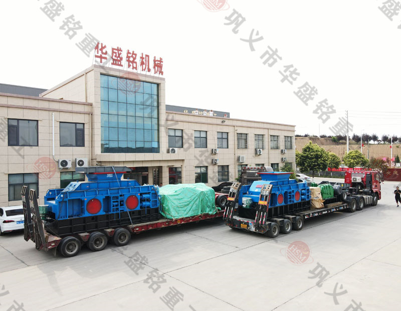 水泥廢料用什么破碎好?就用液壓對輥制砂機